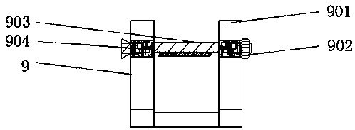 Moving device for packaging film packing strap