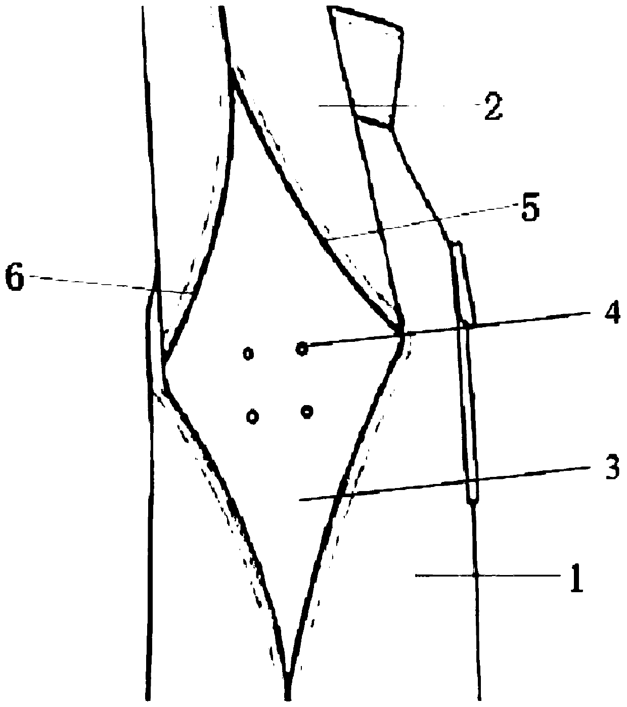 Clothes armpit structure