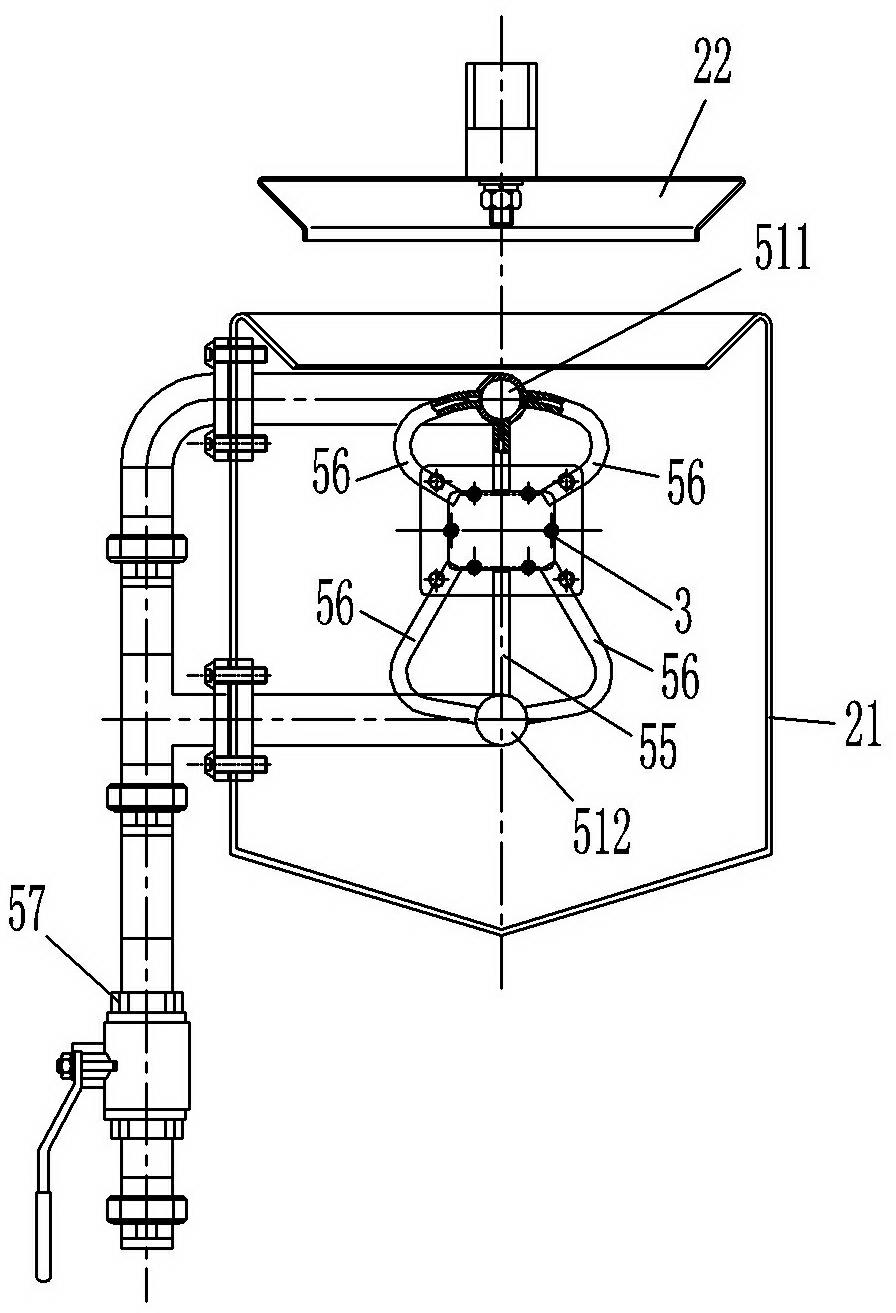 Bottle cap washing and disinfecting machine