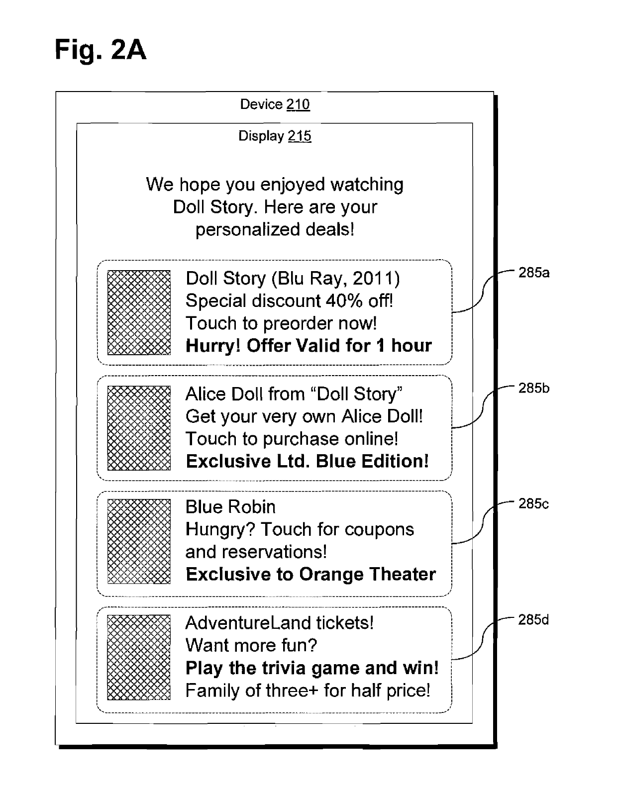 System and method for event context-based commerce options