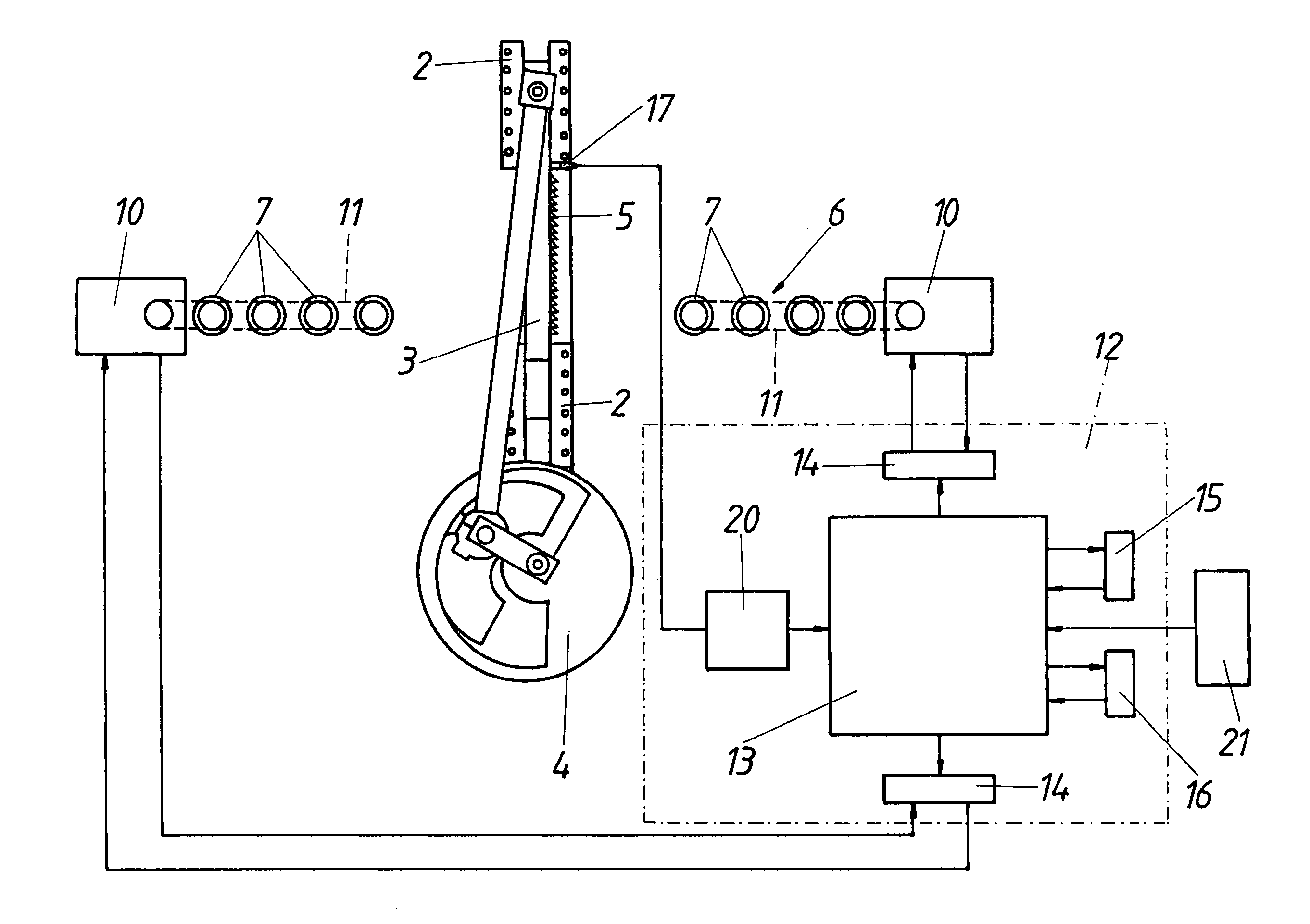 Reciprocating saw comprising a program-controlled feed conveyor for advancing the item to be cut