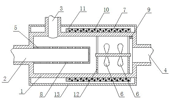 Carbon dioxide foam injecting device of oil well