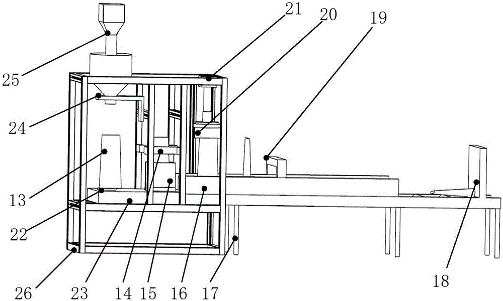 Full-automatic drug packaging device