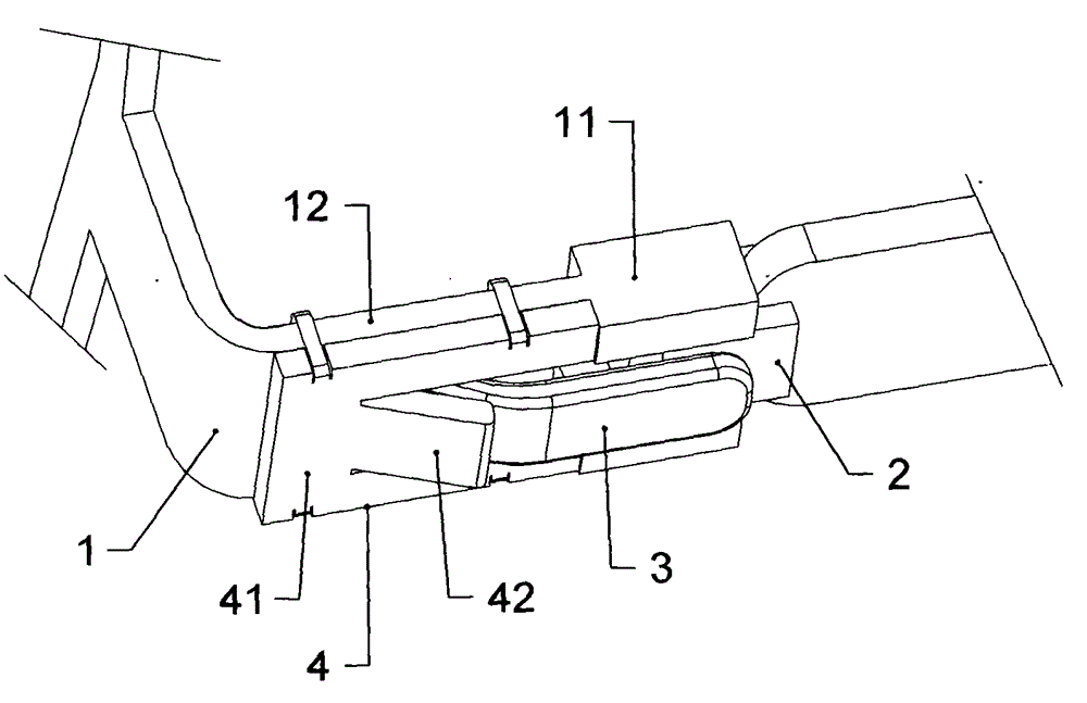 Double-clip glasses hinge