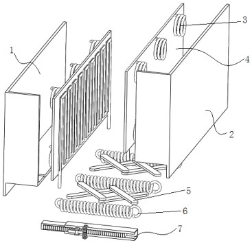 A lithium battery thermal management control device