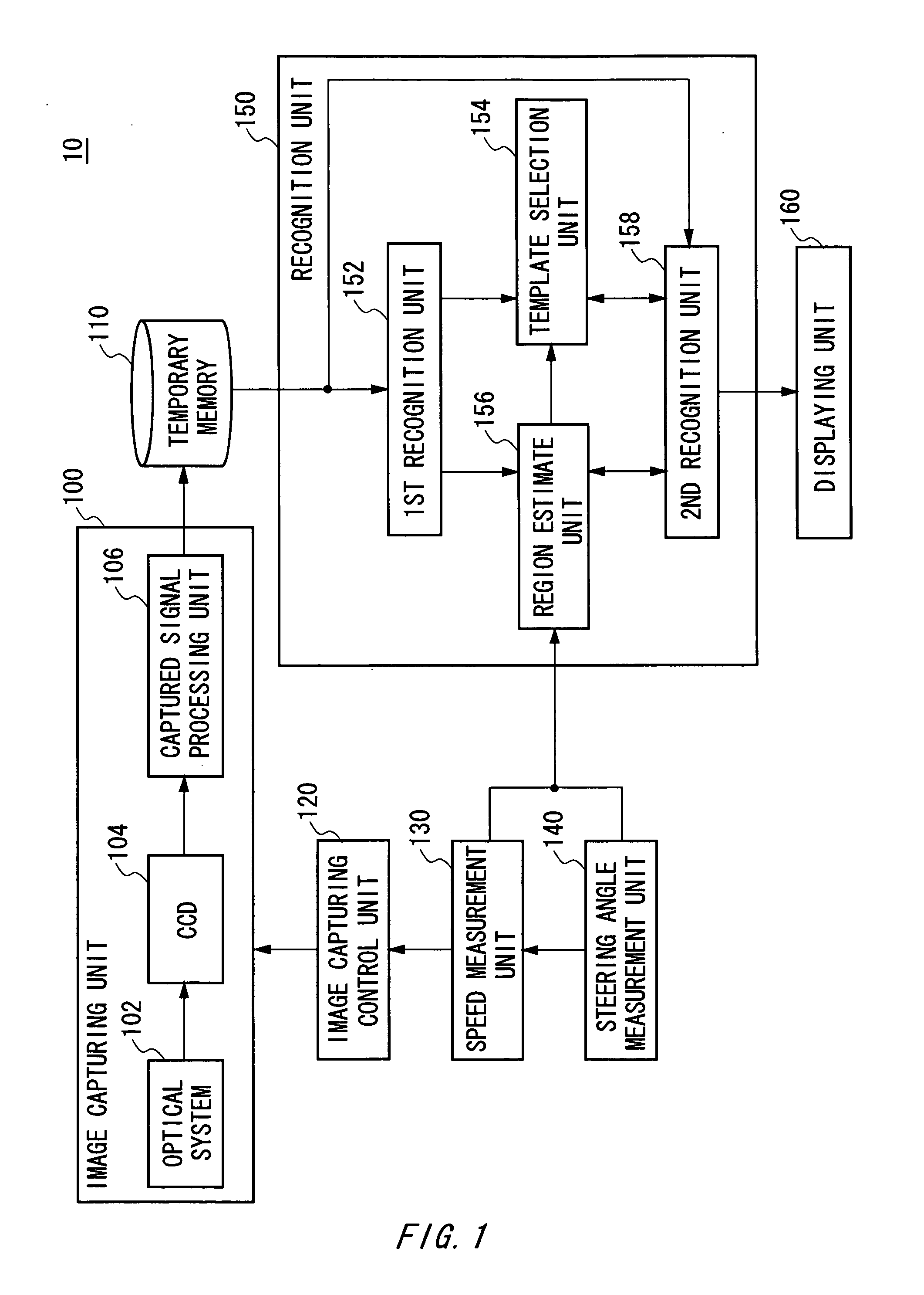 Image recognition system, image recognition method, and machine readable medium storing thereon an image recognition program