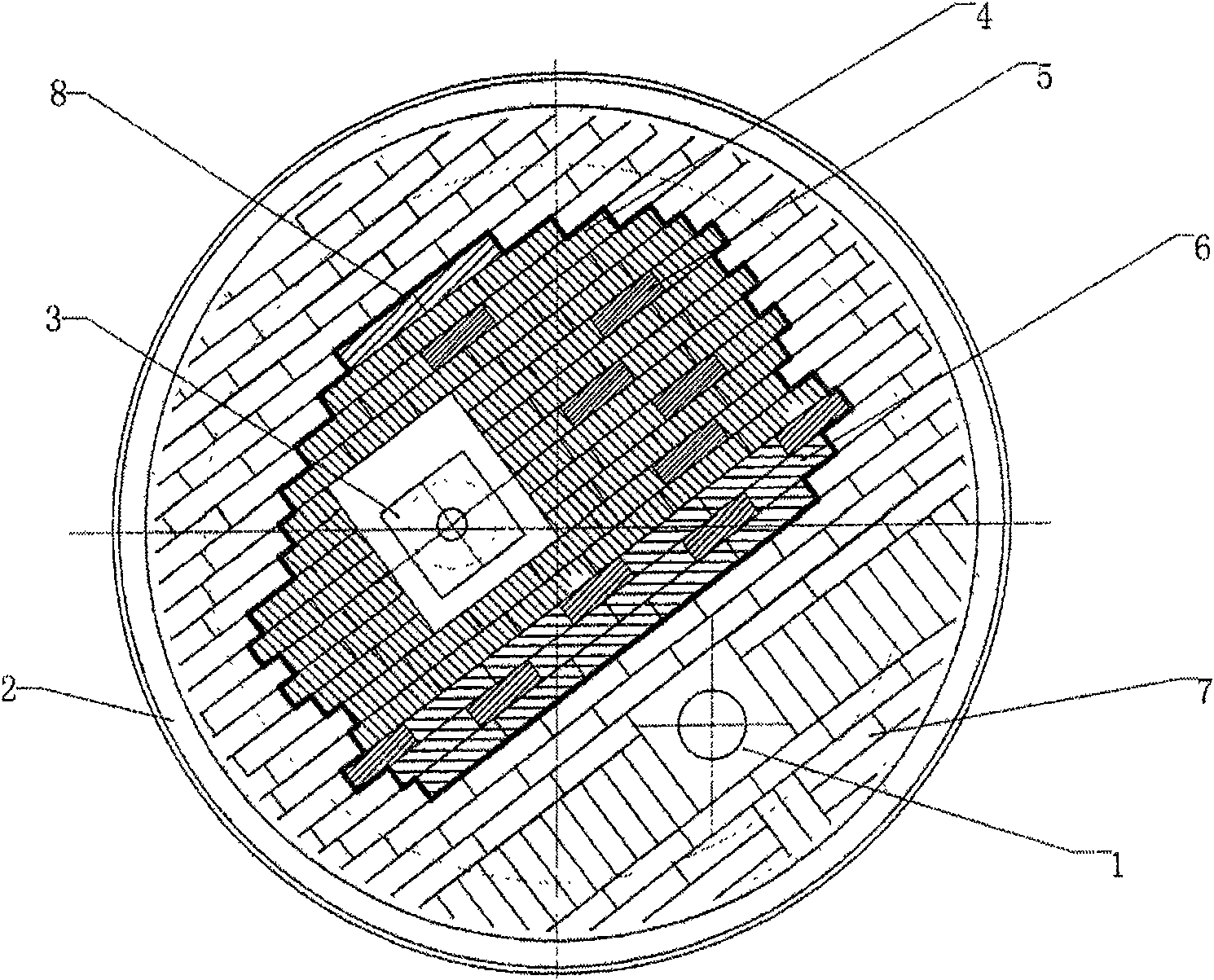 Ladle bottom construction method