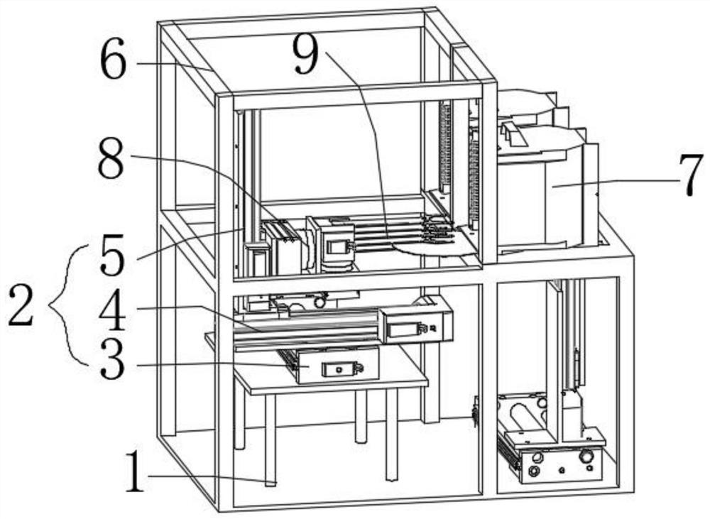 Particle transferring and accumulating equipment of wafer pouring machine