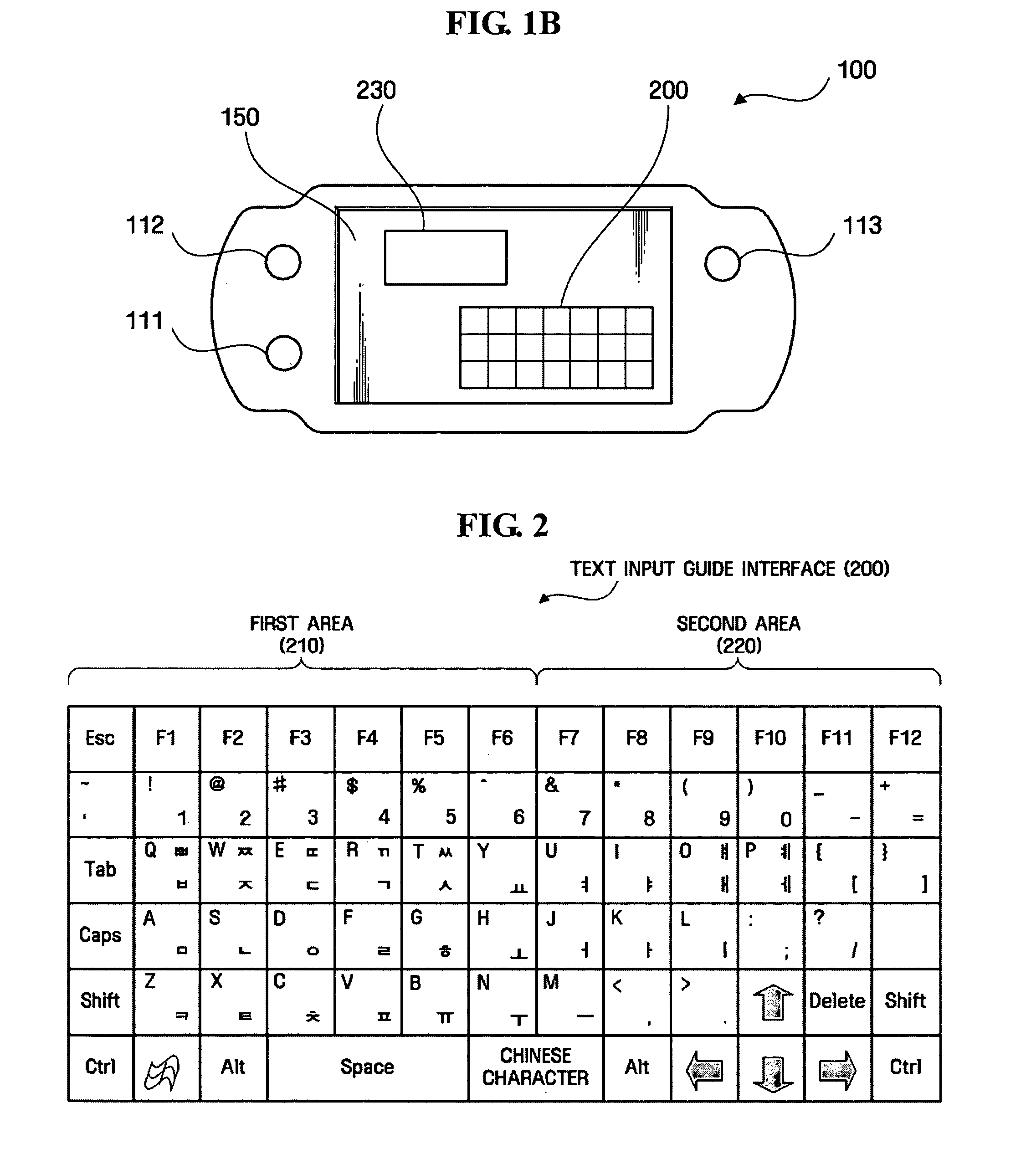 Text-input device and method