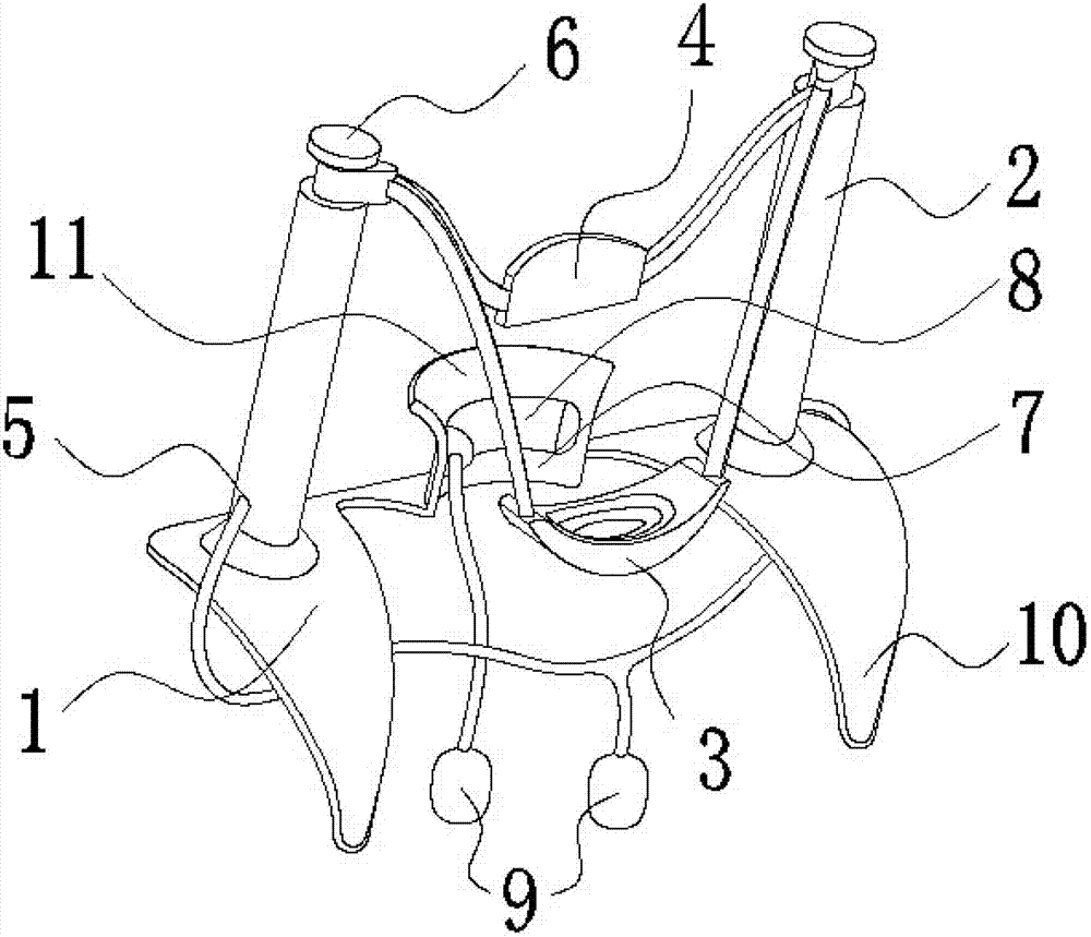Pneumatic cervical vertebra tractor