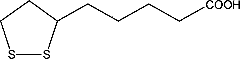 Lipoic acid injection for intravenous administration