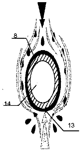 Environment-friendly and energy-saving closed evaporative condenser