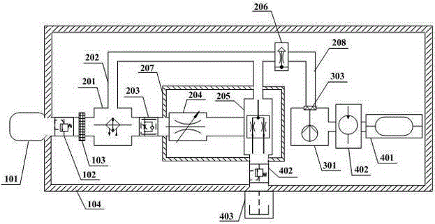 Seawater gas detection device and detection method