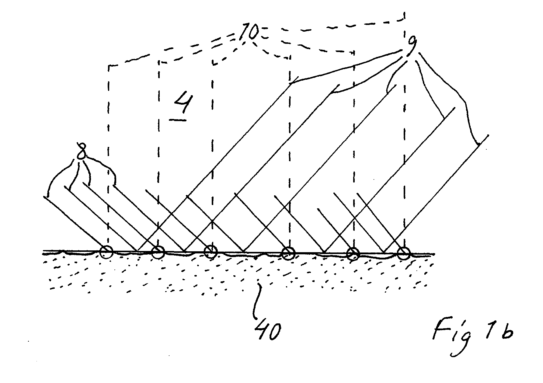 Method and device for determining the topography of a material surface