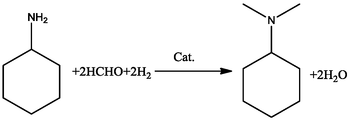 Method for preparing N,N-dimethyl cyclohexylamine
