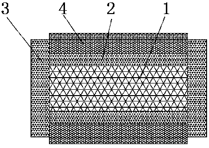 Wear-resistant and high-temperature resistant high-strength conveying belt and preparation method thereof