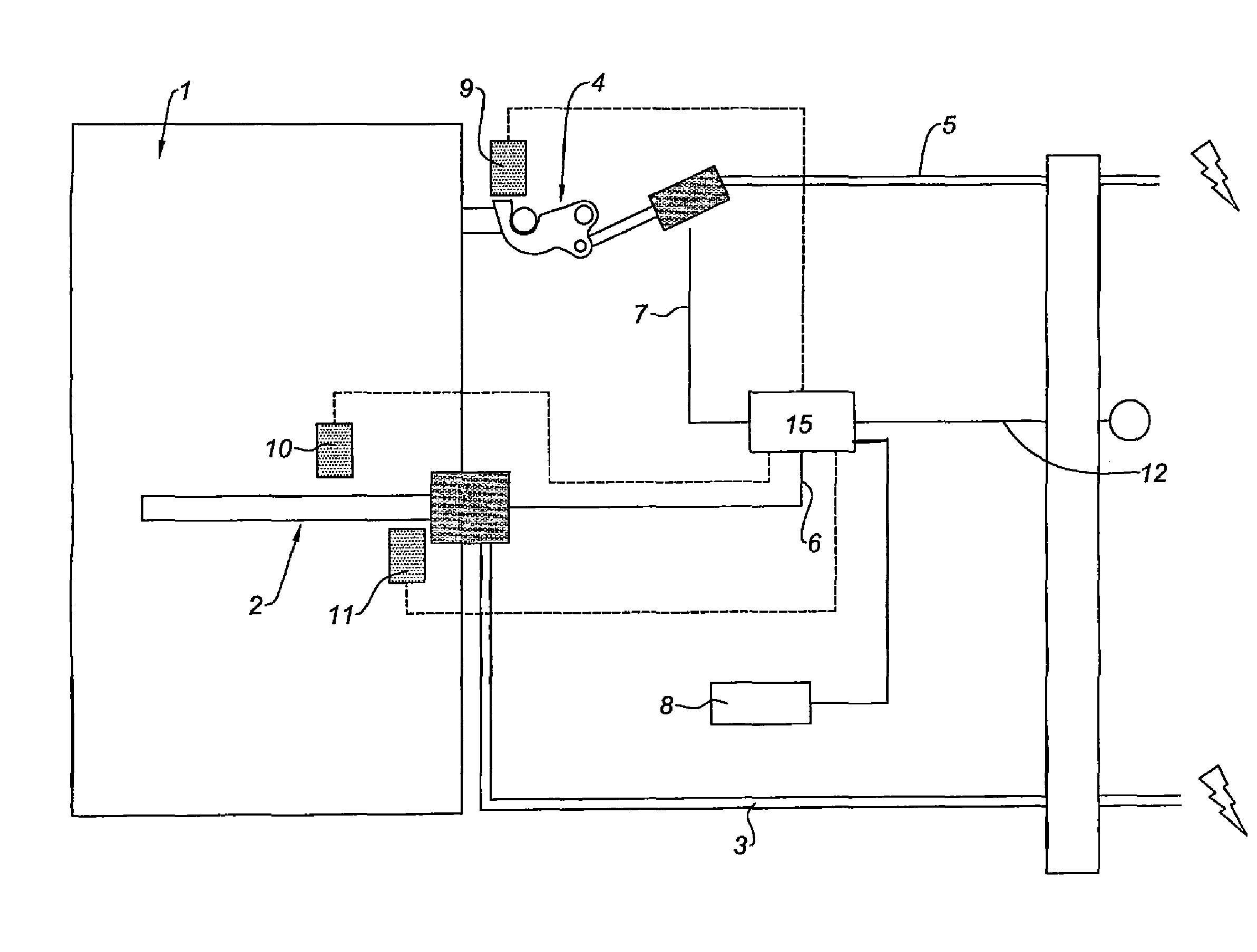System for actuating and controlling the mobile cowling of a turbojet engine nacelle