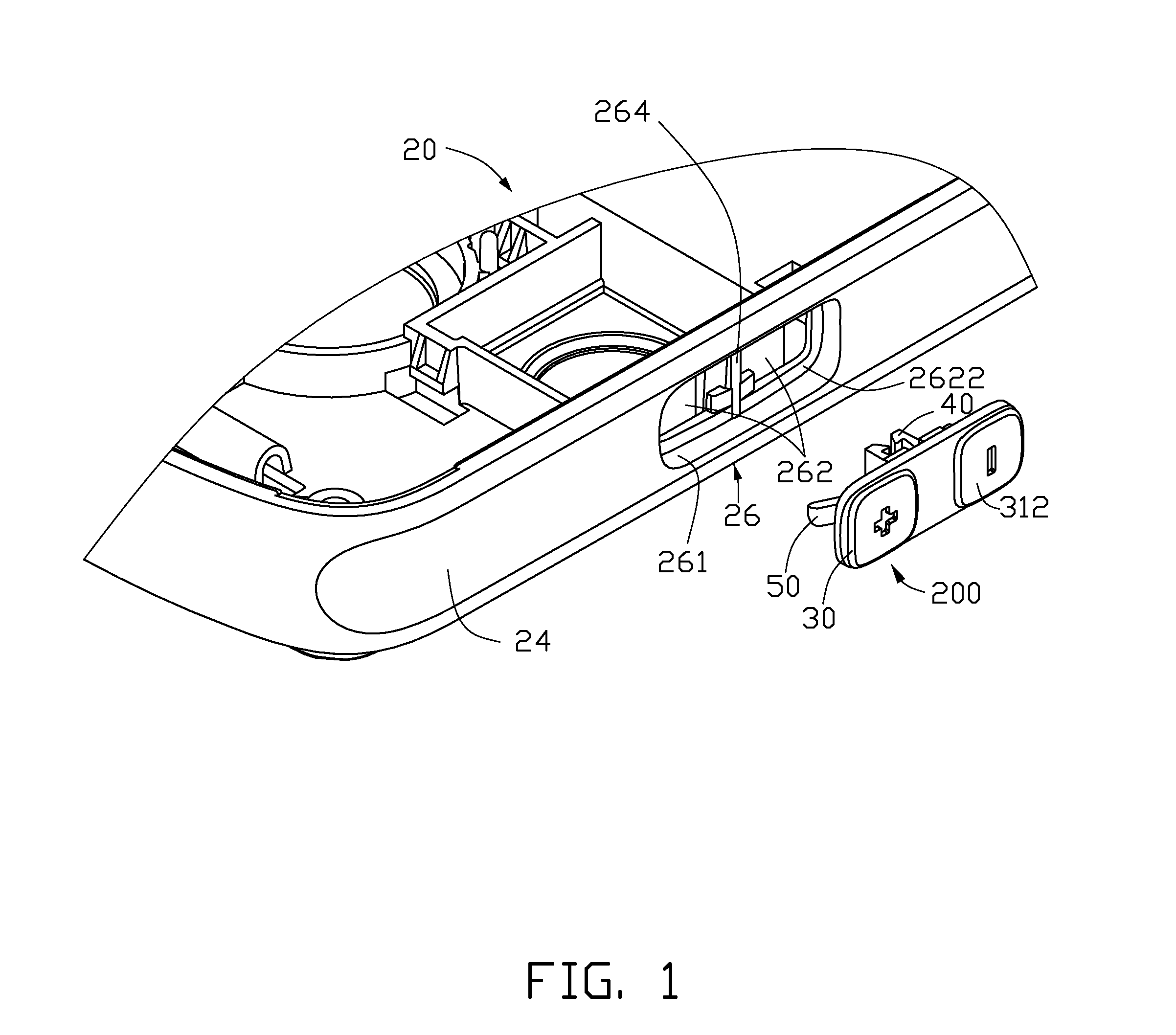 Rocking key button assembly and electronic device using the same