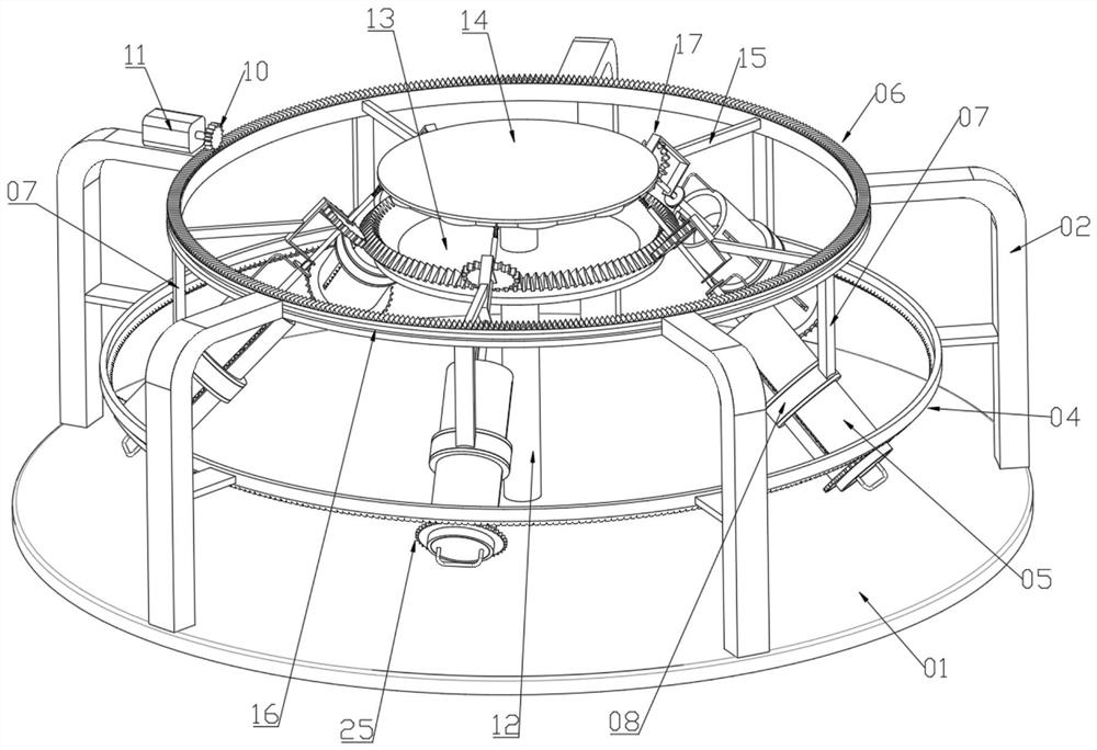 Efficient test tube oscillation device for hospital clinical laboratory