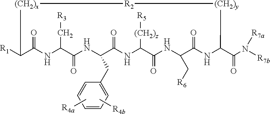 N-alkylated cyclic peptide melanocortin agonists