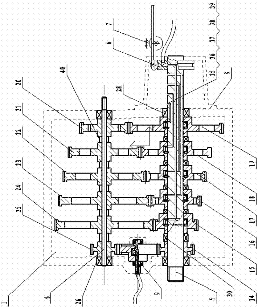 Automatic transmission capable of transmitting power by aid of shaft and plungers