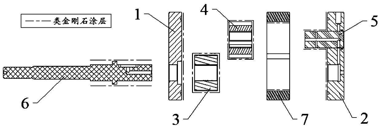 Measuring gear pump suitable for conveying of coating