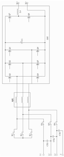 Motor control circuit for electric vehicle and control method thereof