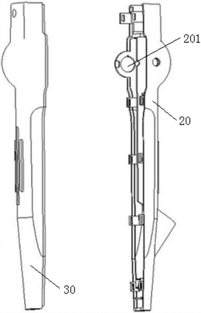 Endoscope handle part with angle control function