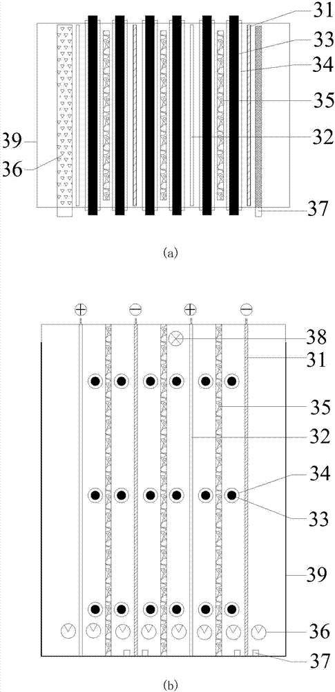 Photoelectrocatalysis/Fenton coupling processing system and processing method of high-salt polymer-containing wastewater