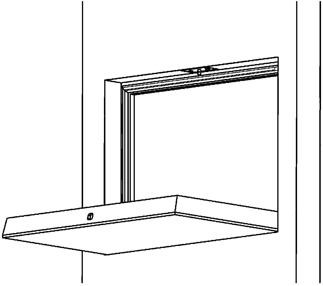 Door-in-door structure of fridge