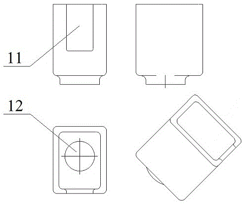 Casting all-ceramic pouring mechanism