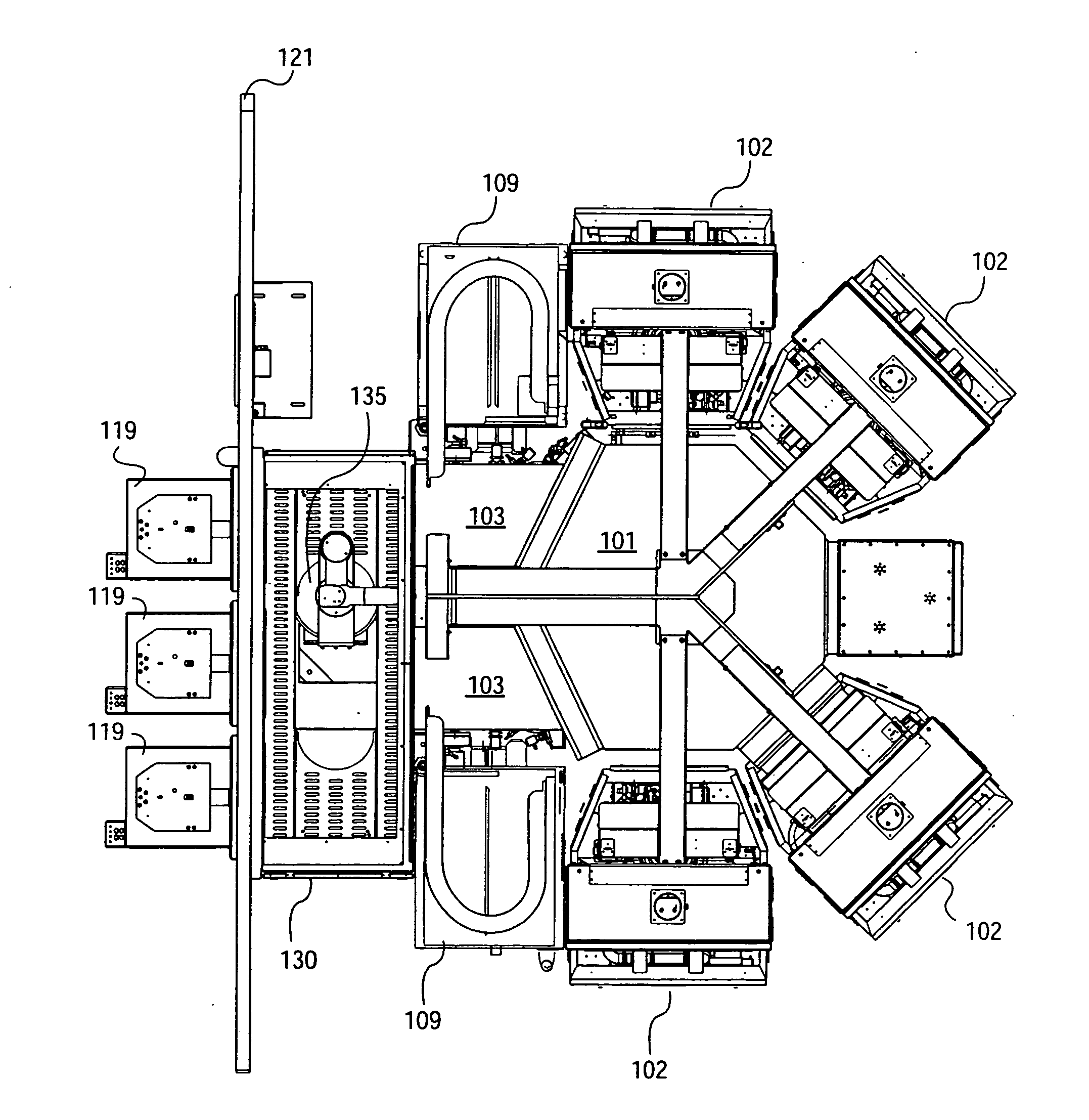 Massively parallel atomic layer deposition/chemical vapor deposition system