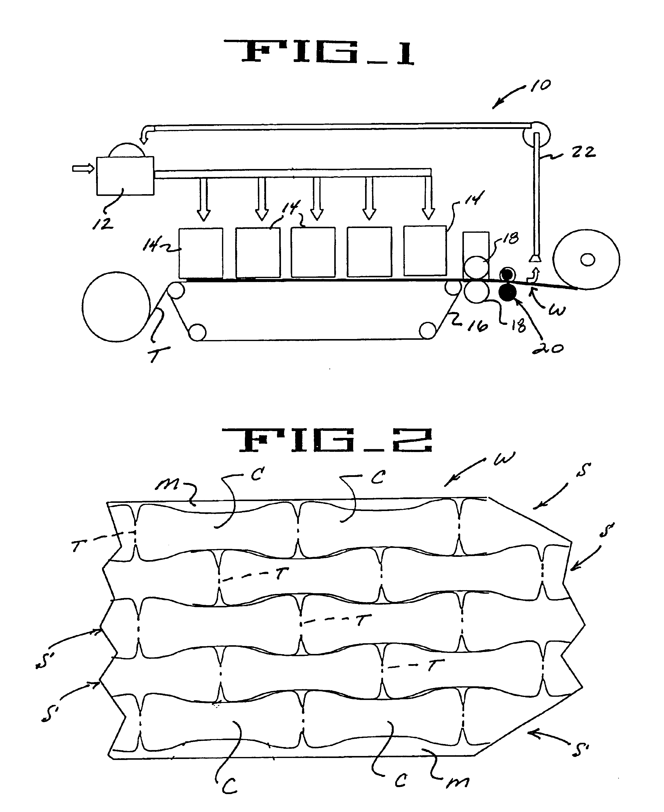 Method of making shaped components for disposable absorbent articles
