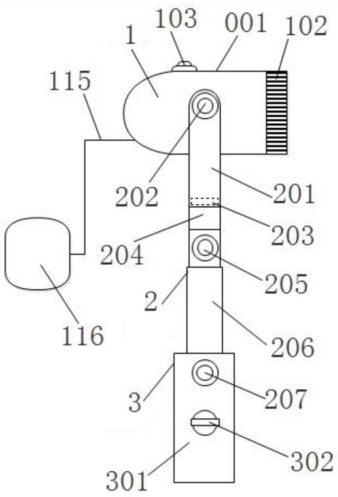 Tensile sample clamping vertical calibration device and calibration method thereof