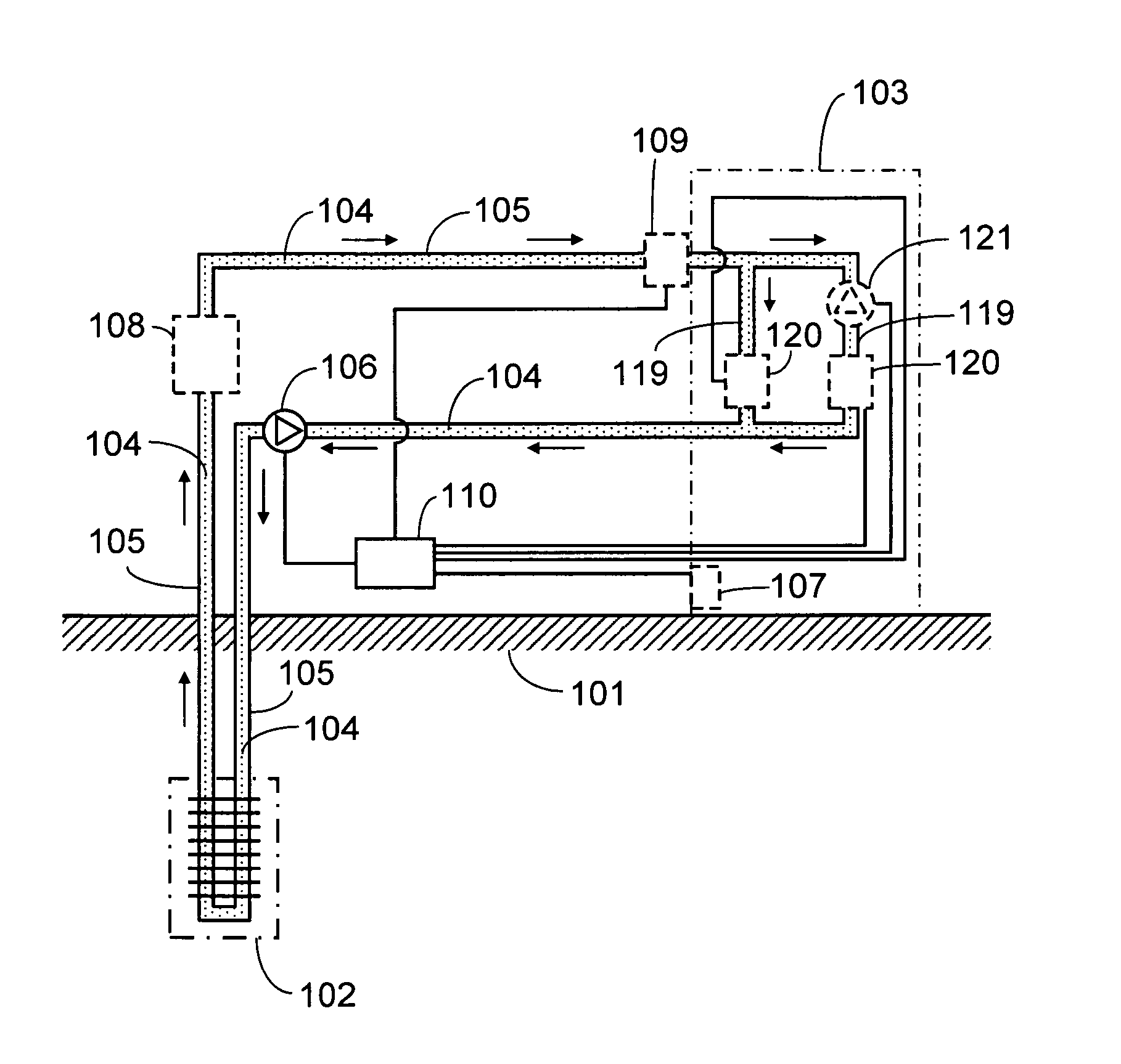 Semiconductor application installation adapted with a temperature equalization system
