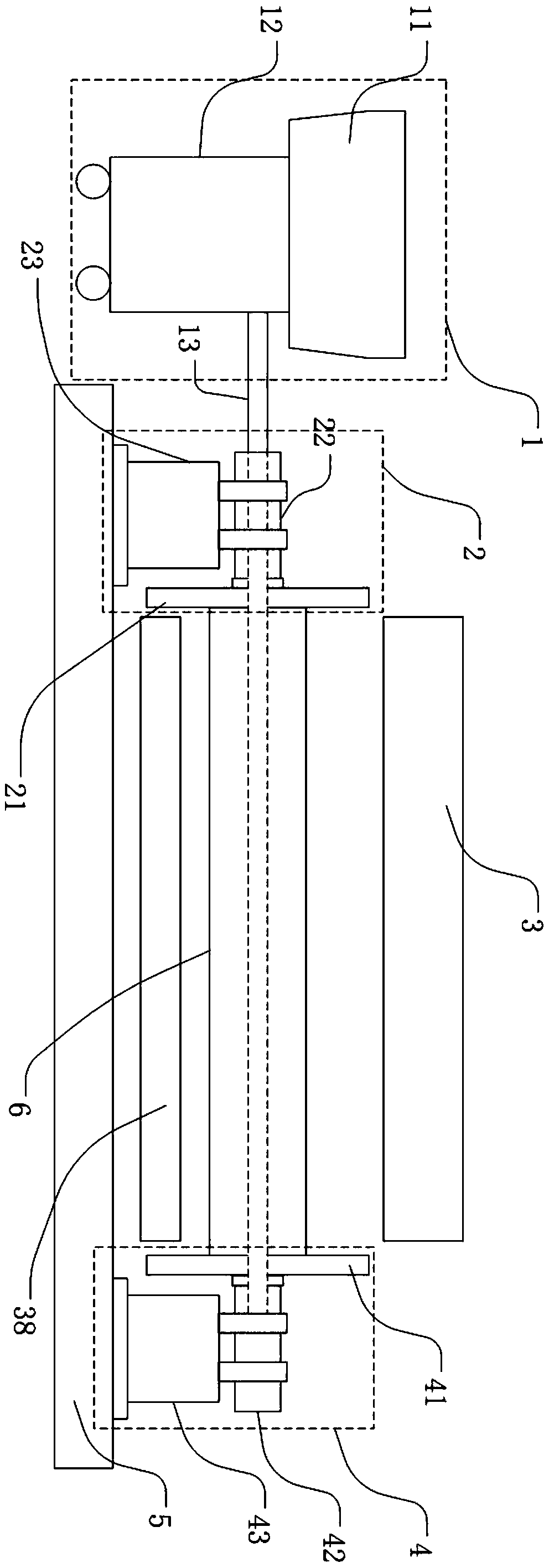 Steel pipe inner and outer plastic dipping production system