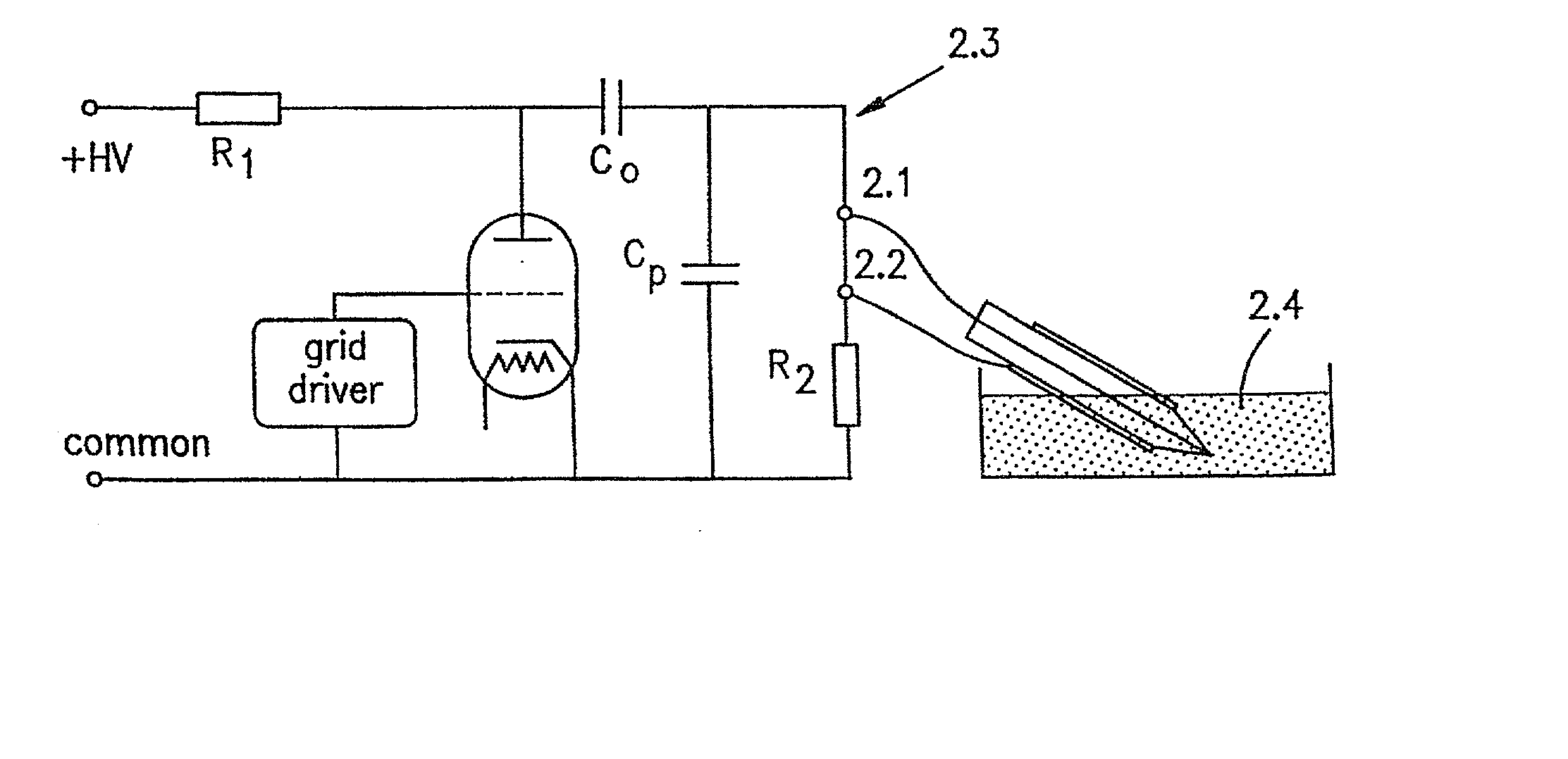 Method and device for electro microsurgery in a physiological liquid environment