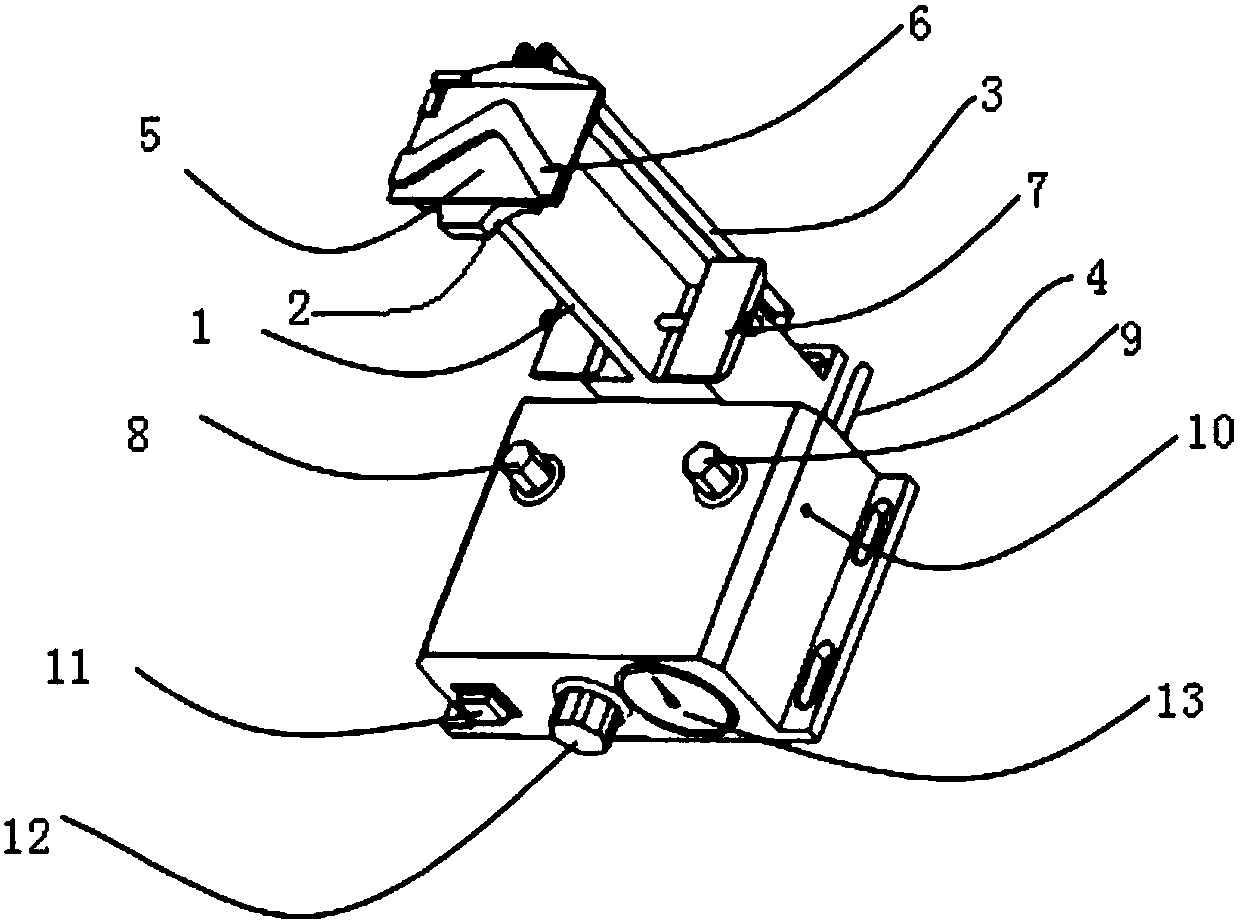 Automatic adsorbing device used for array waveguide grating (AWG) and pasting method