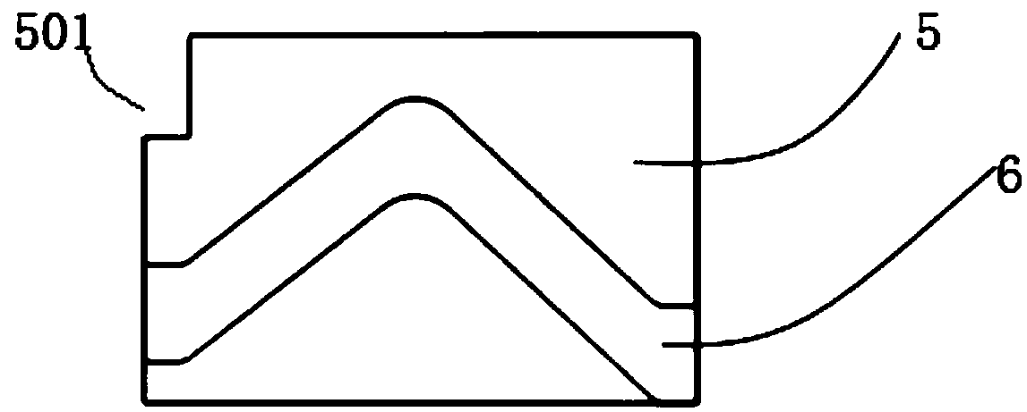 Automatic adsorbing device used for array waveguide grating (AWG) and pasting method