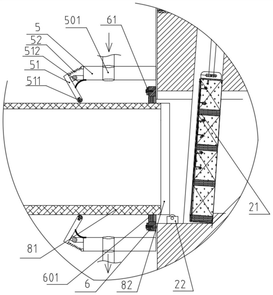 An amino atmosphere roller furnace production system