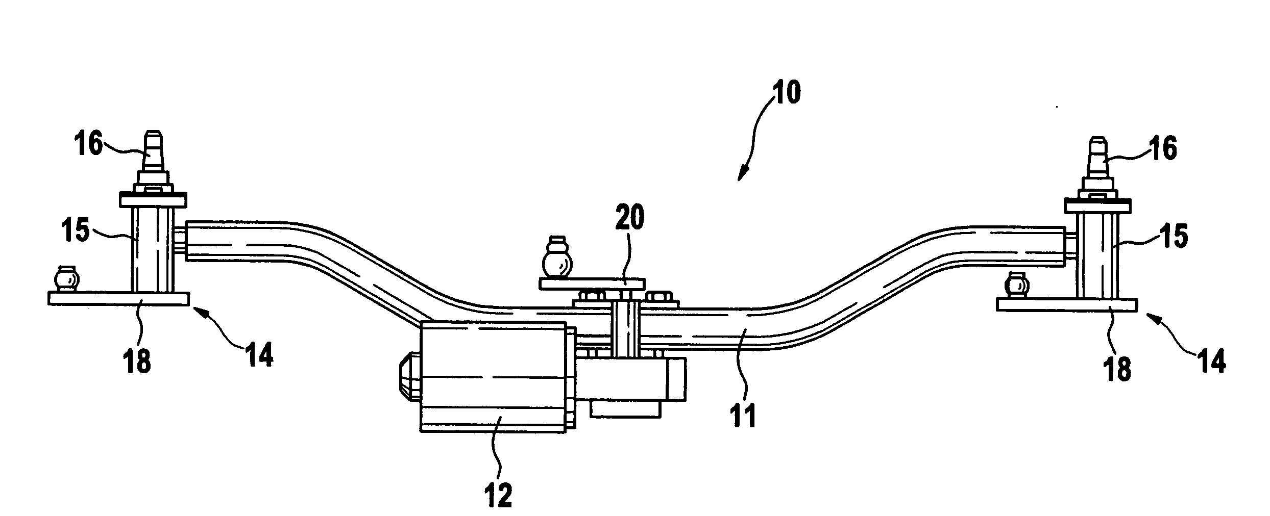 Windscreen wiping device, particularly for a motor vehicle