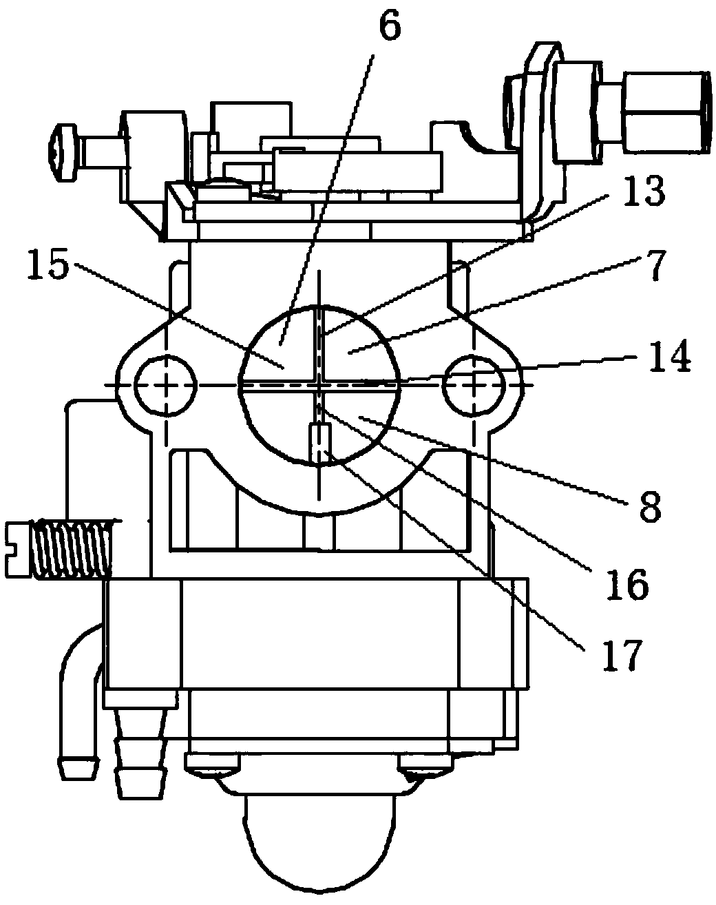 Two-stroke air-guided engine air inlet system