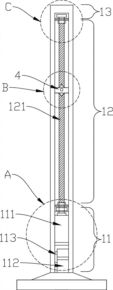 Outdoor antenna having snow removing function