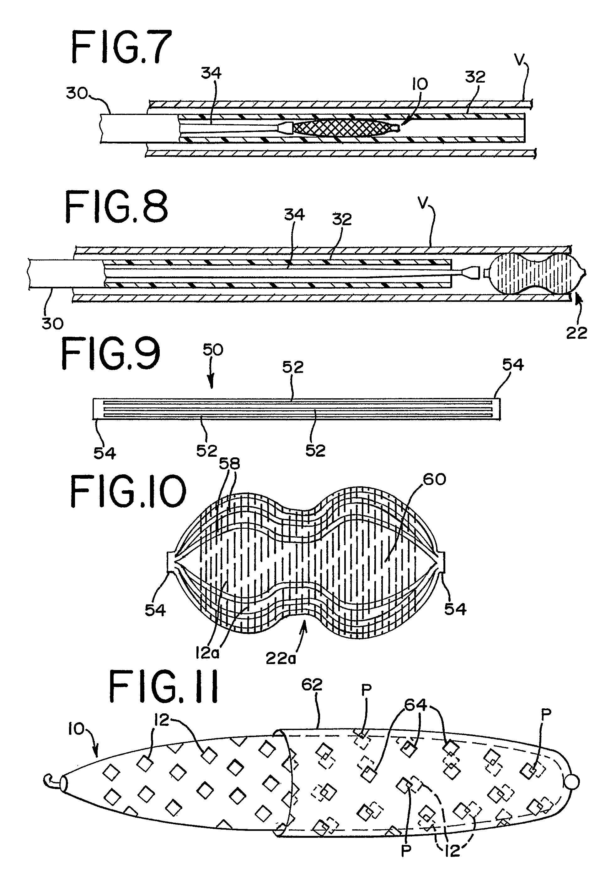 Thin film metallic device for plugging aneurysms or vessels