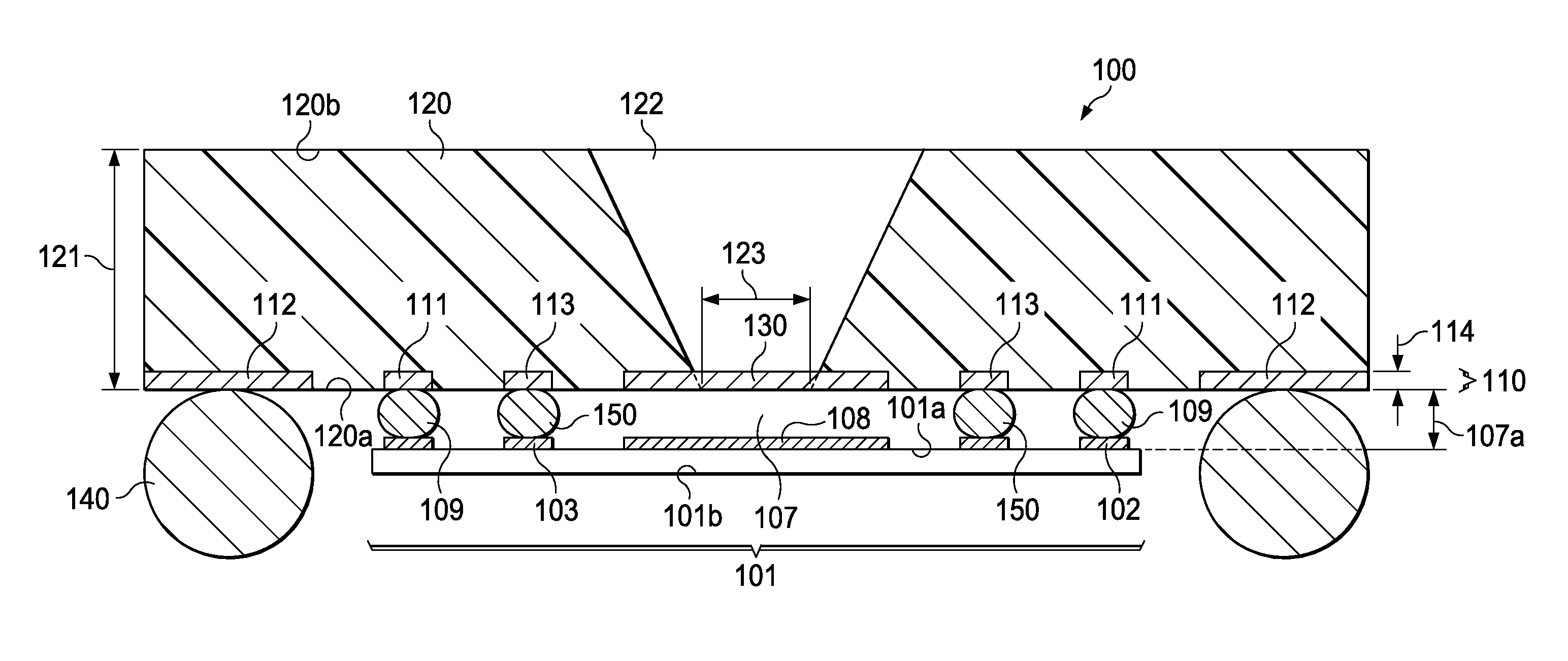 Micro-Electro-Mechanical System Having Movable Element Integrated into Leadframe-Based Package