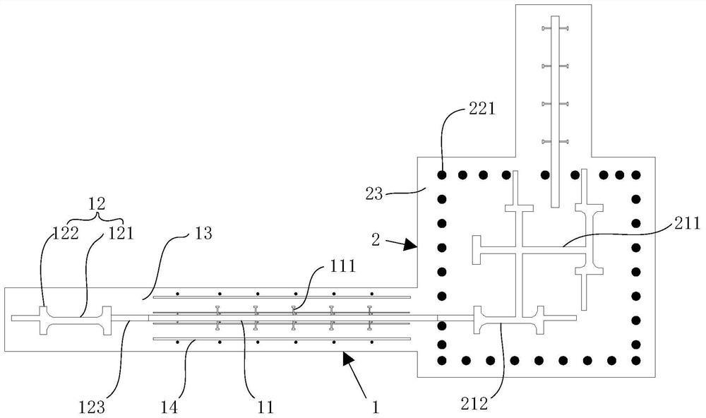 Anti-seismic combined shear wall structure