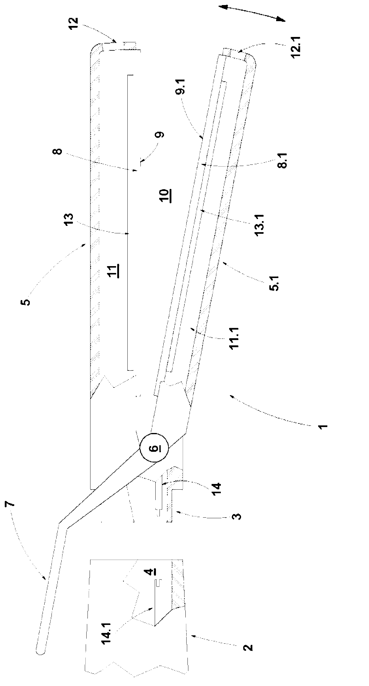 Hair care or styling apparatus and method for operating such a device