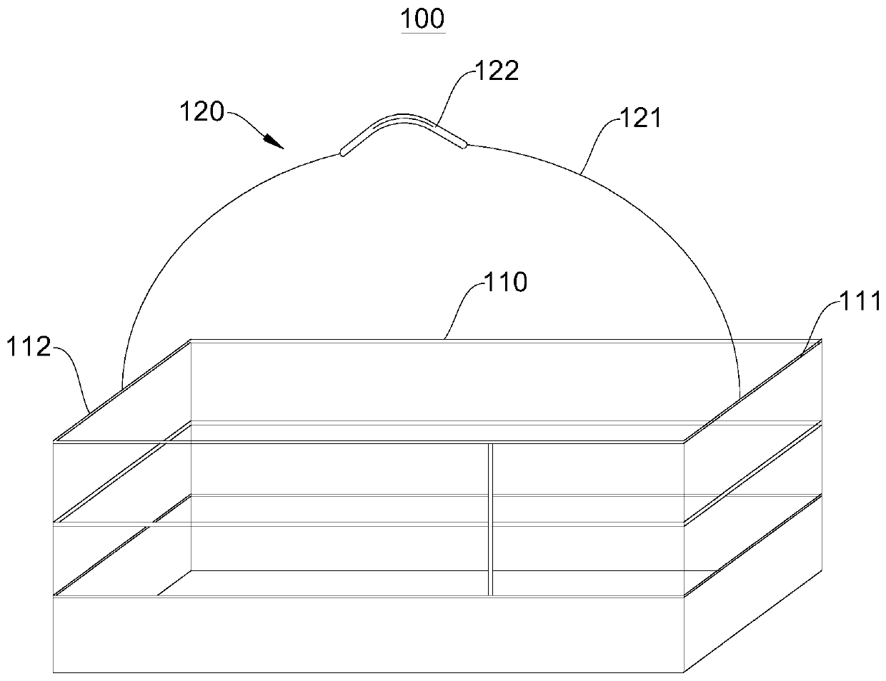 Basket and architectural basket equipment