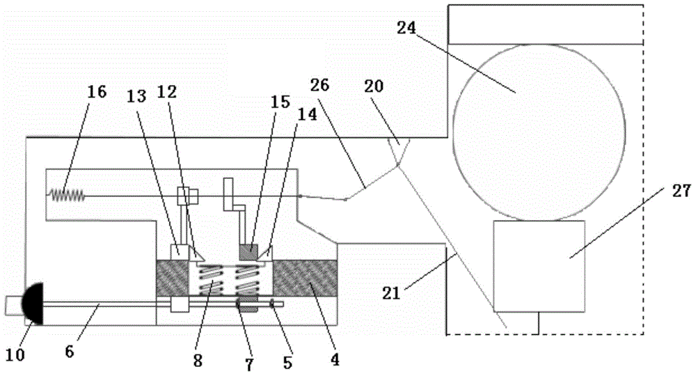 Full-automatic water drainage slide valve