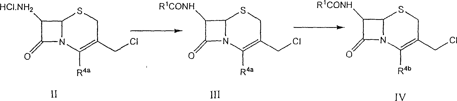 Compound of onium salt in Cephalosprins, preparation method, and method for synthesizing vitriolic cefpyrazole from the compound